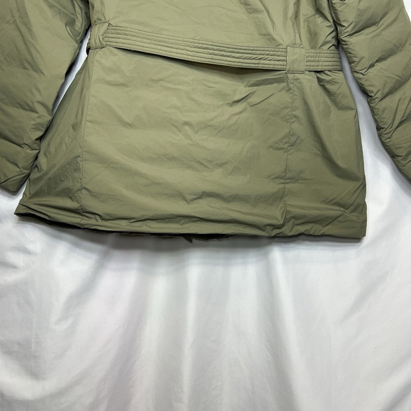 Columbia Women's Size 2X Ardenwood Novelty Down Parka Jacket Green Belt Winter - Picture 8 of 12
